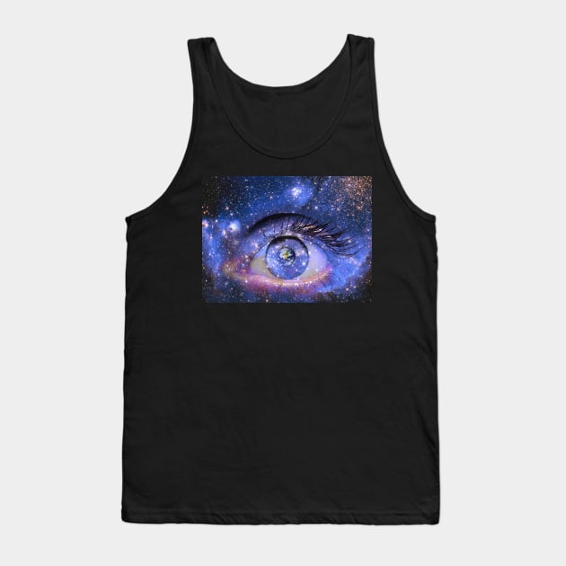 Celestial Vision Unbound Tank Top by Beard Art eye